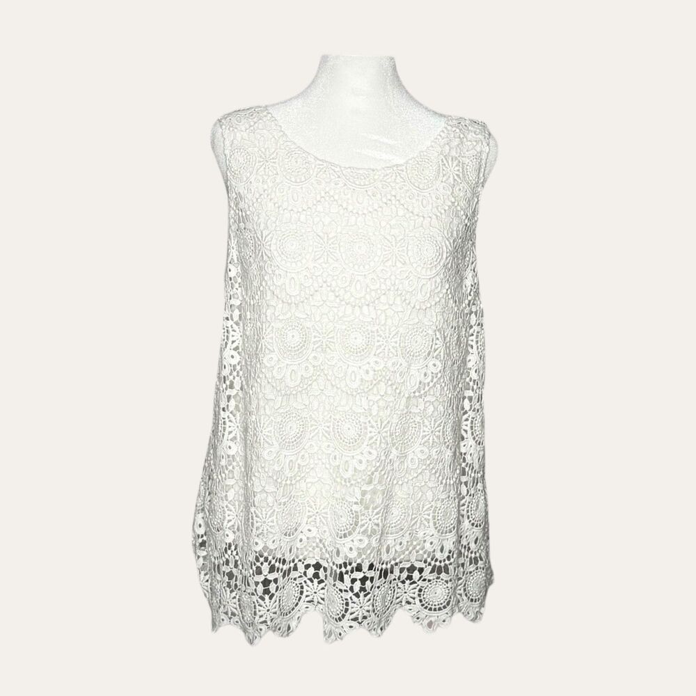 Lilly Pulitzer for Target Crochet Lace Top-Size XL